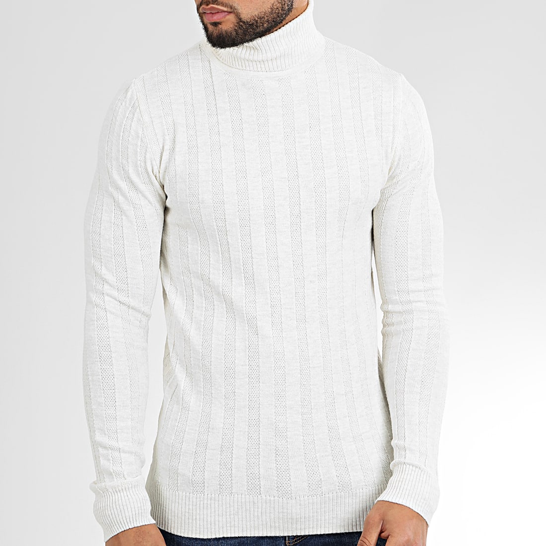 Armita Pull Col Roulé AVP 119 Blanc Cassé Armita Pull Col Roulé AVP 119 Blanc Cassé