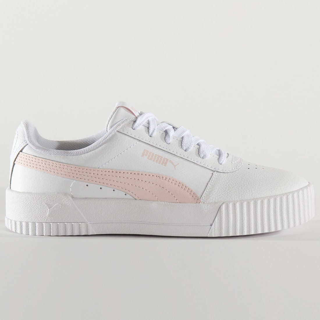 basket puma vernis blanche