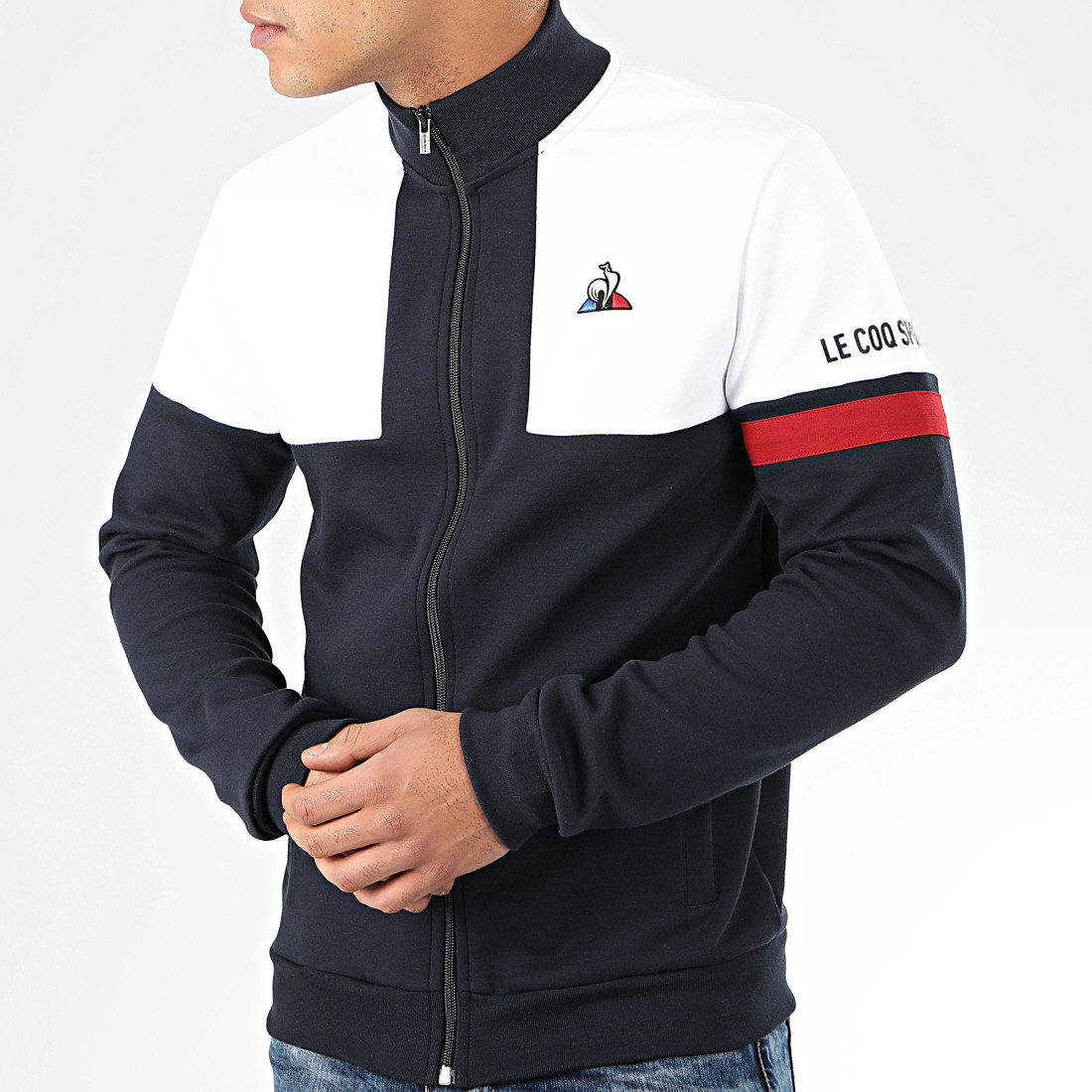 veste coq sportif homme bleu