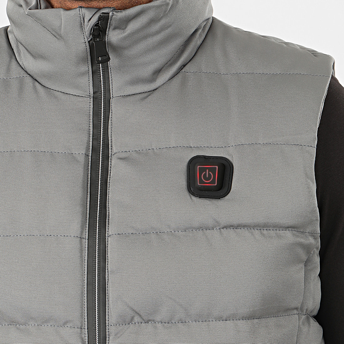 doudoune chauffante sans manche avec batterie