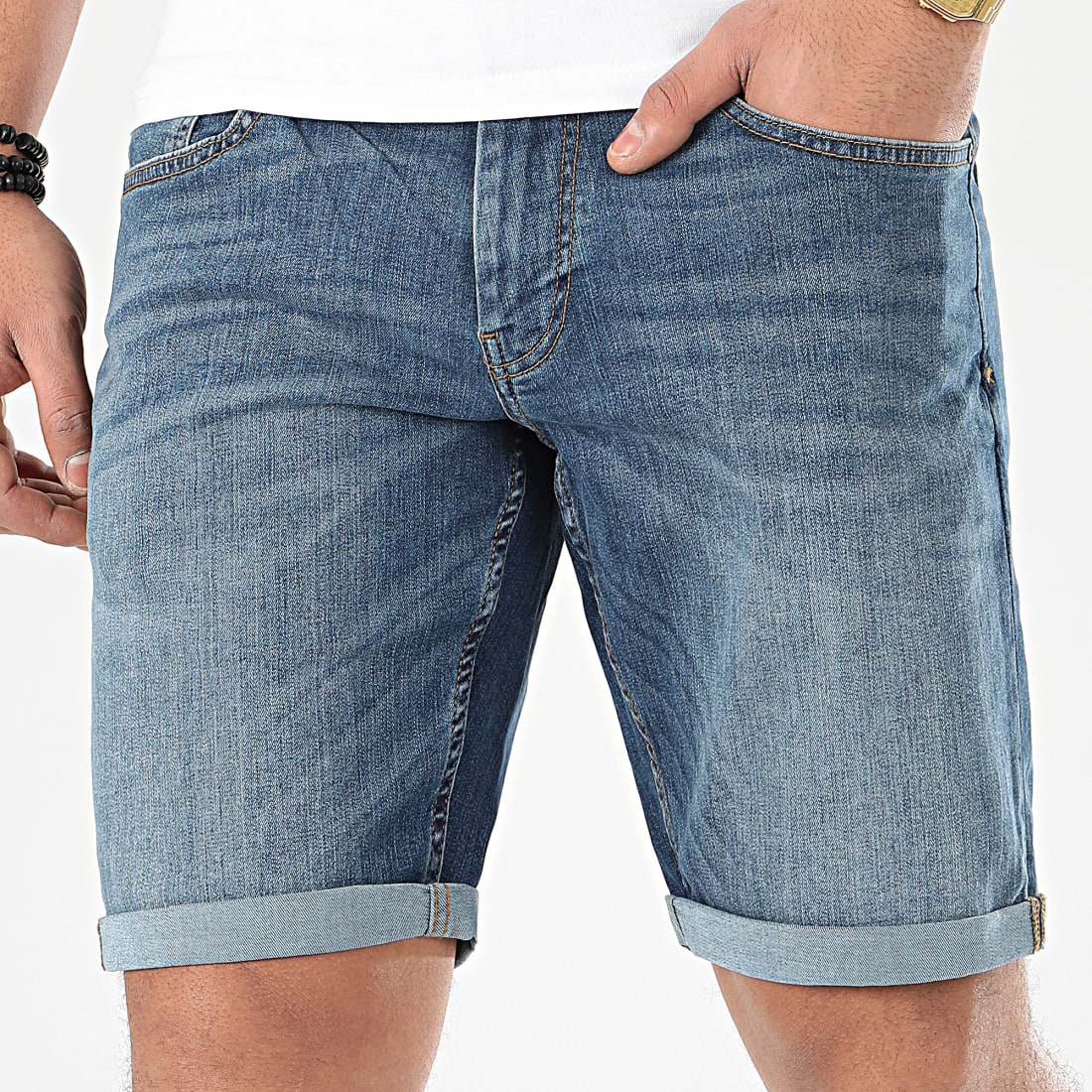 Celio Short Jean Roclairbm Bleu Denim LaBoutiqueOfficielle