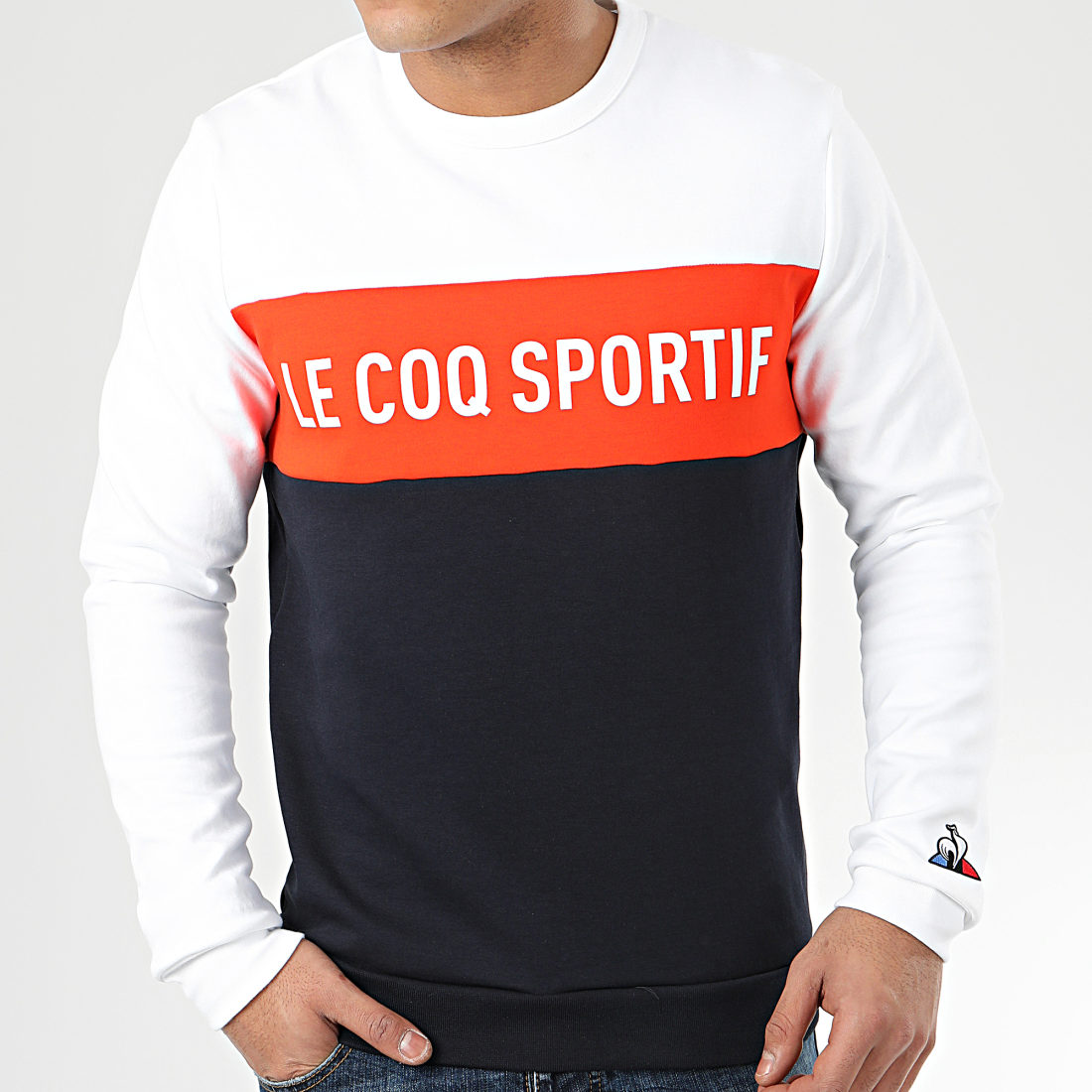 sweat le coq sportif orange