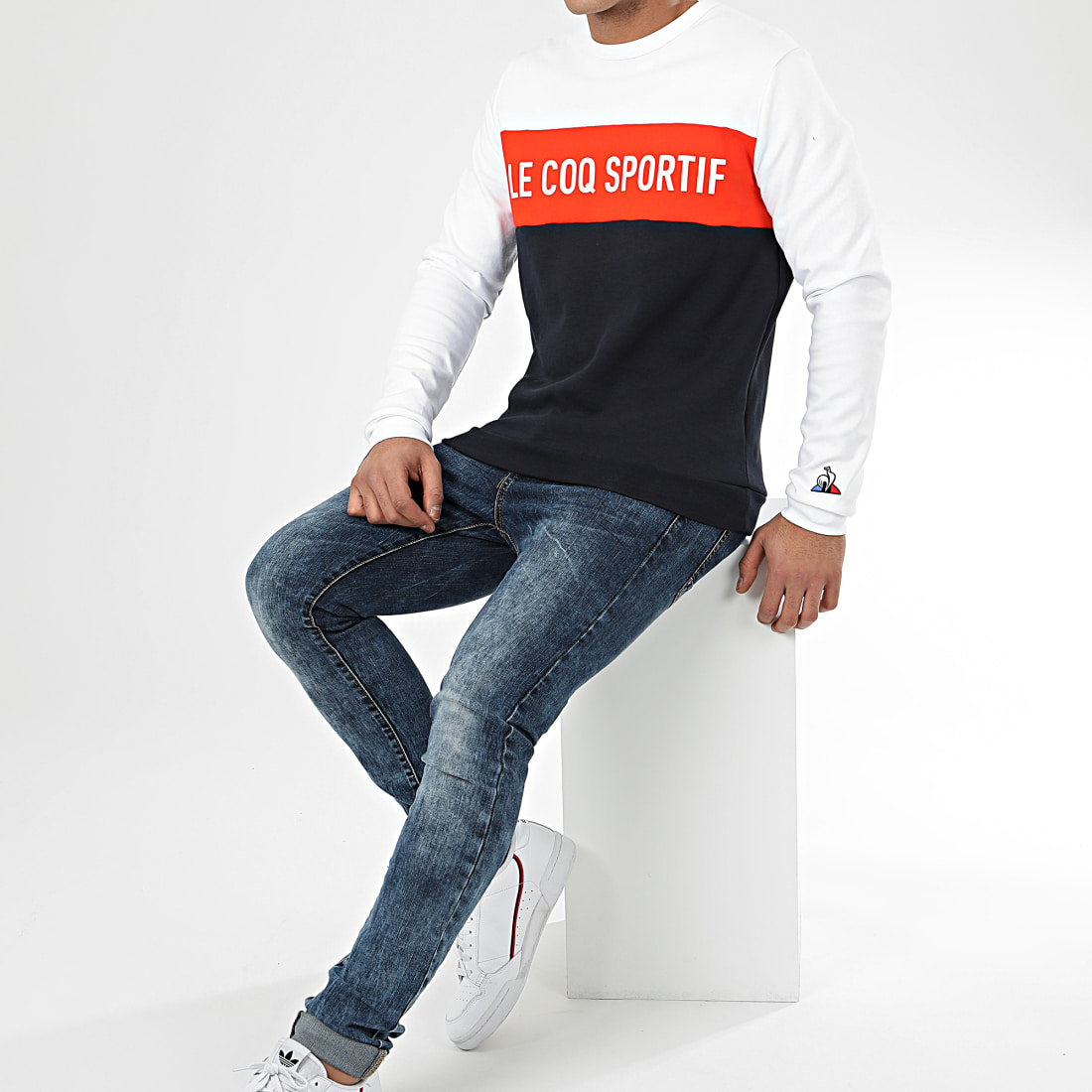 le coq sportif slimset cvs femme orange