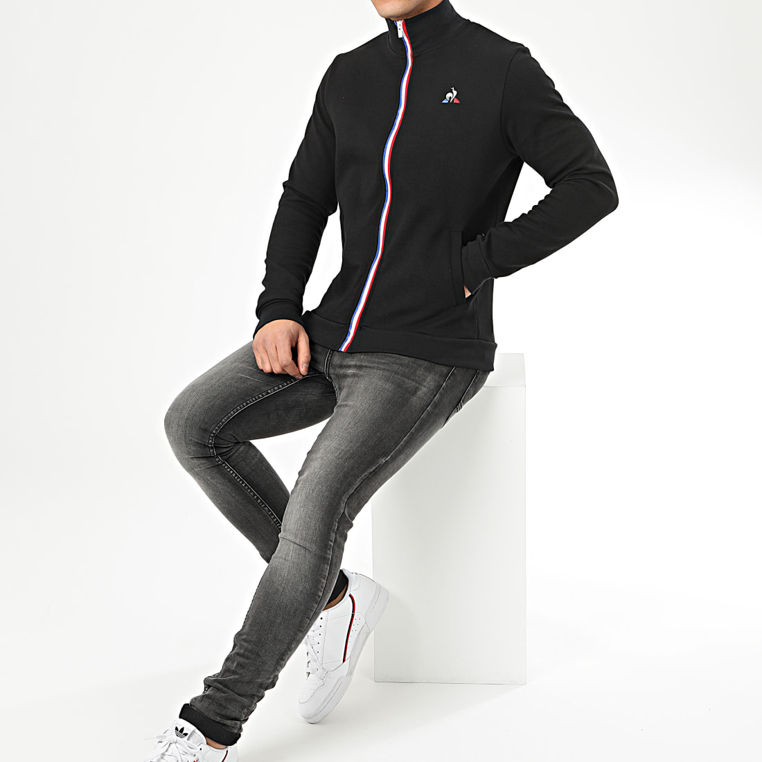 veste le coq sportif blanche