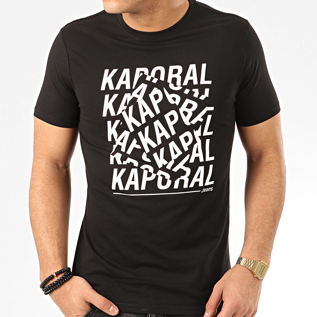 Kaporal Tee Shirt Maker Noir LaBoutiqueOfficielle
