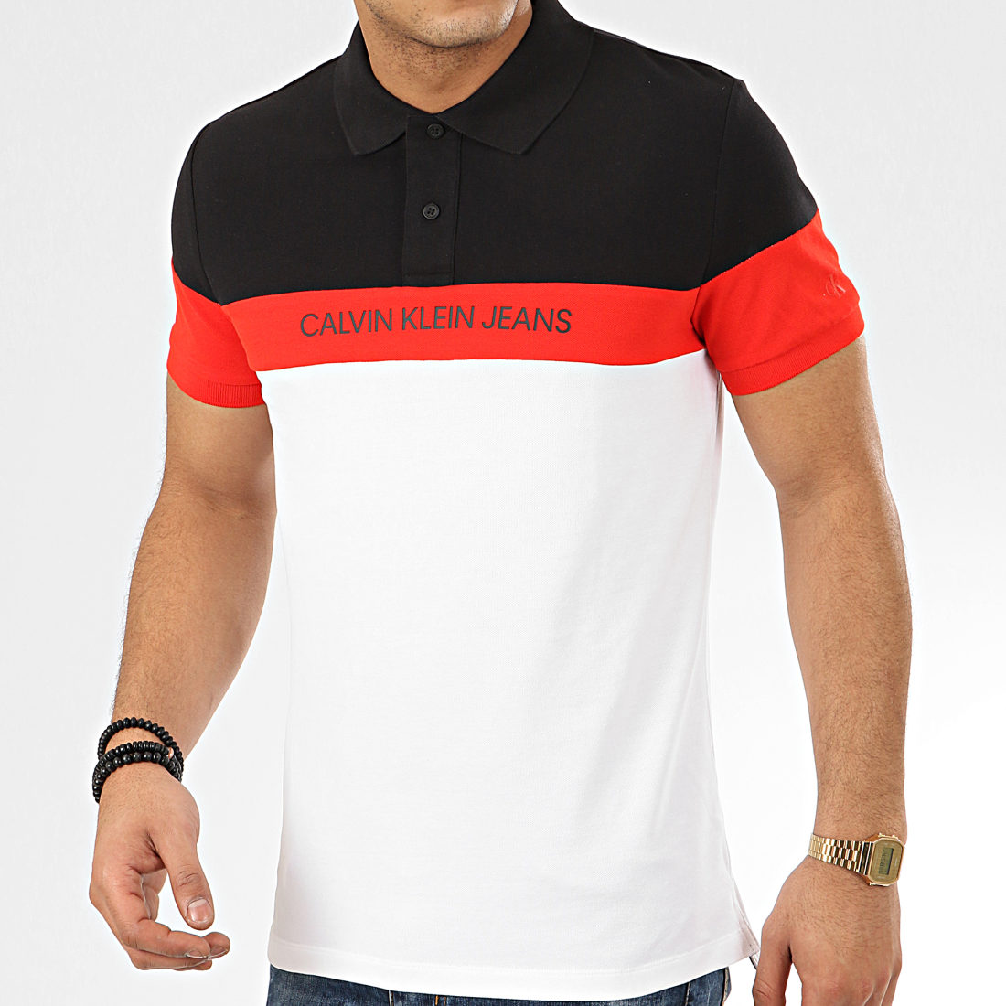 Polo calvin klein discount noir