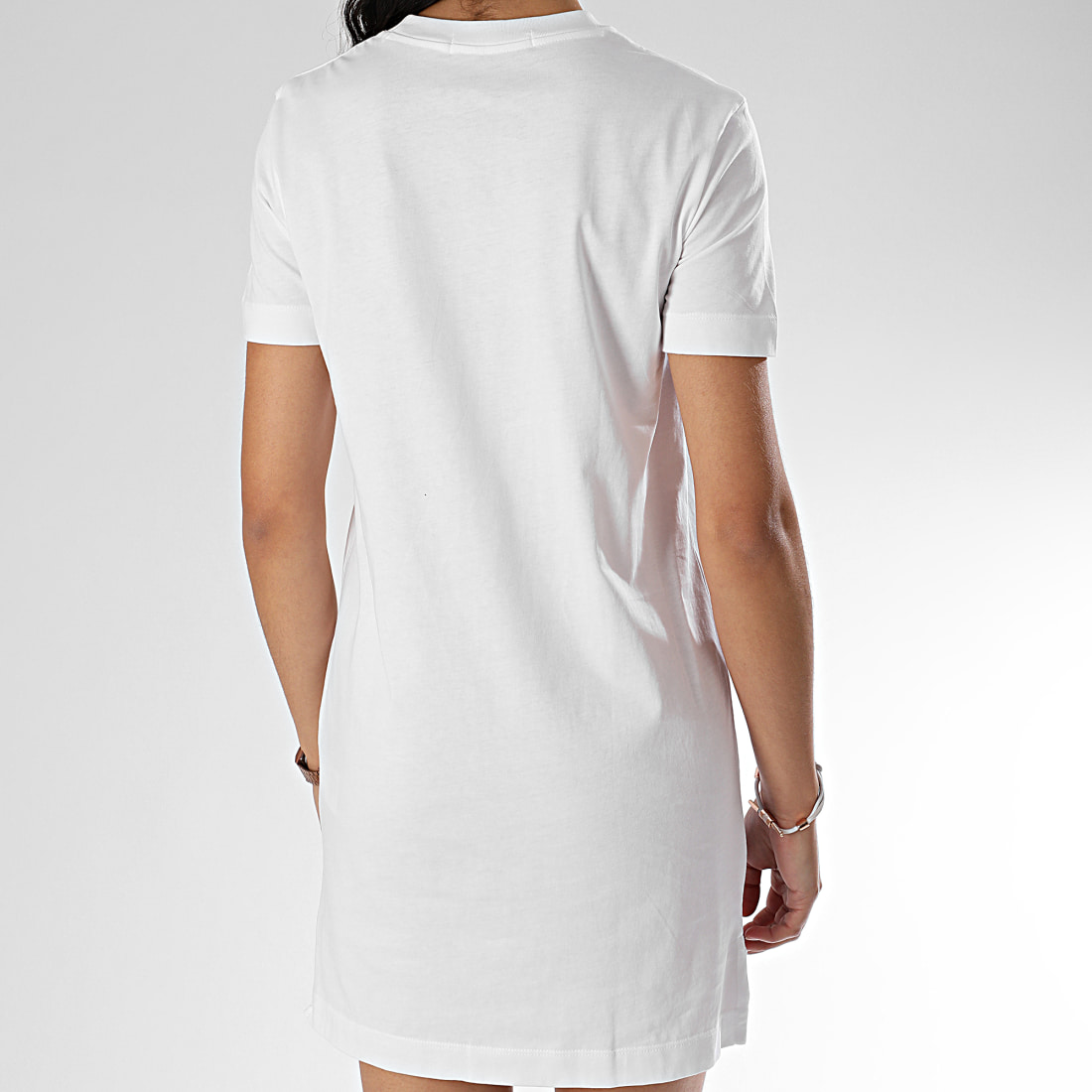 Calvin Klein Robe Tee Shirt Femme Institutional 3702 Blanc
