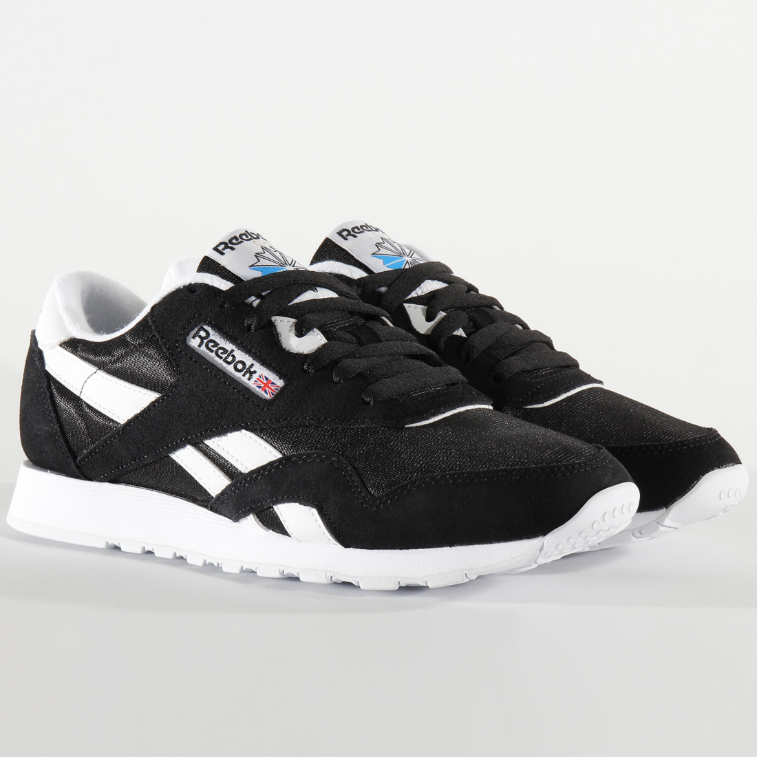 reebok baskets classic nylon gw8357 white vector navy prince red