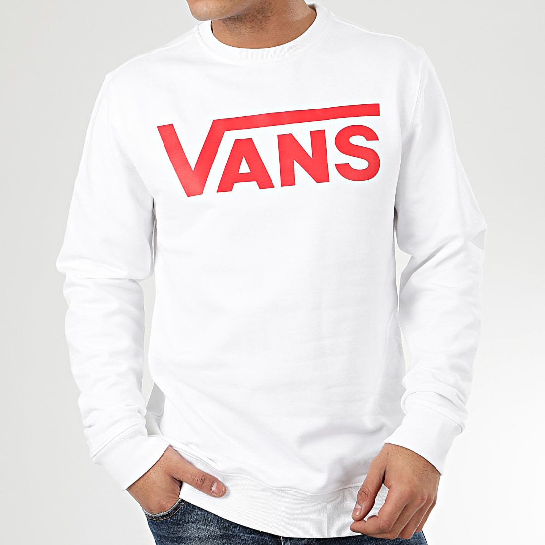 Vans Sweat Crewneck Classic Crew II A456AKSF1 Blanc