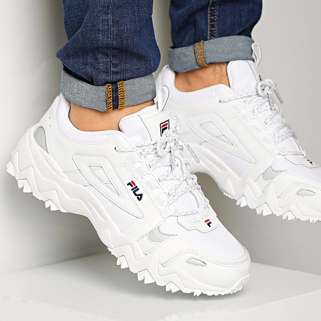 Fila Baskets Trail WK 1010913 White LaBoutiqueOfficielle