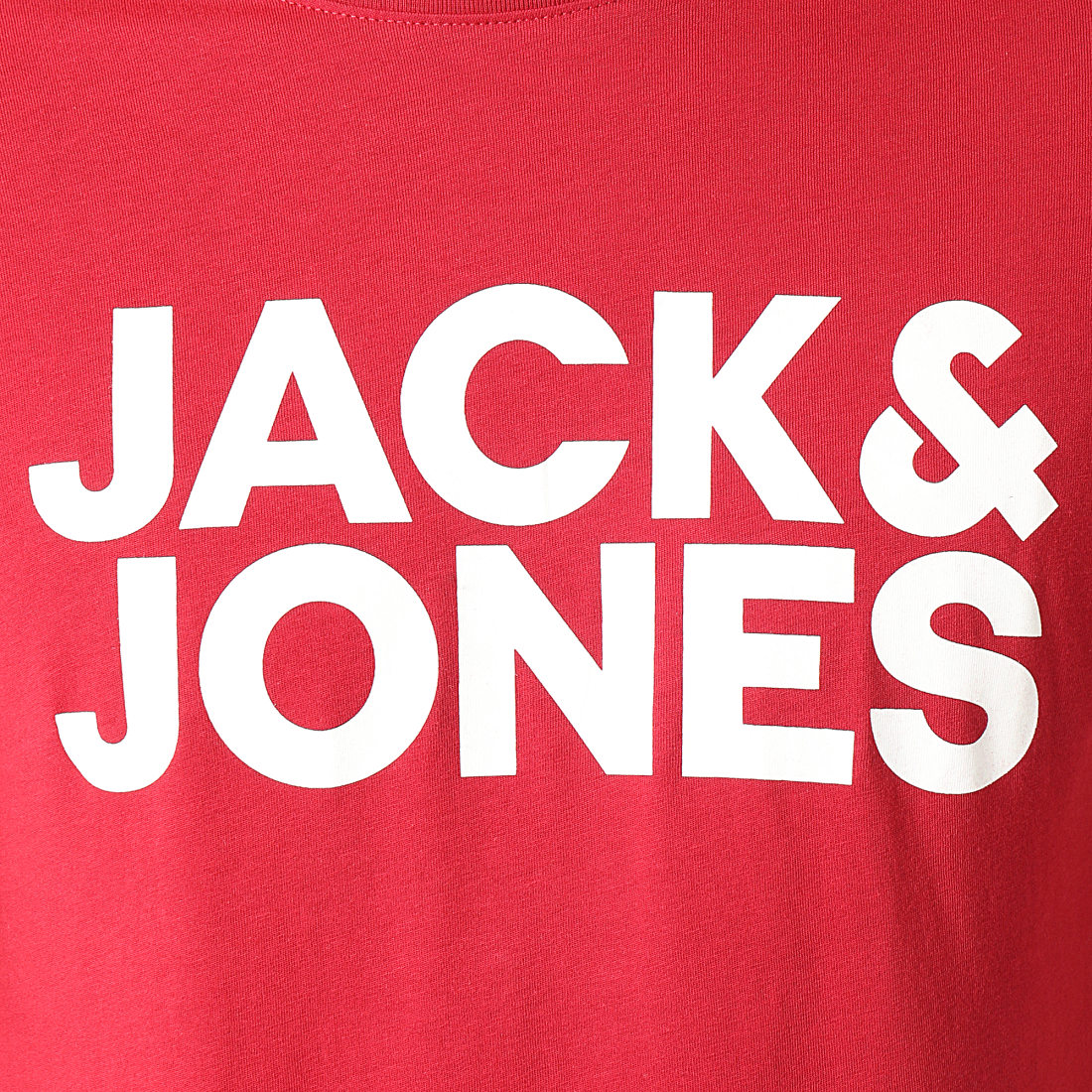 Jack And Jones Tee Shirt Corp Logo Rouge