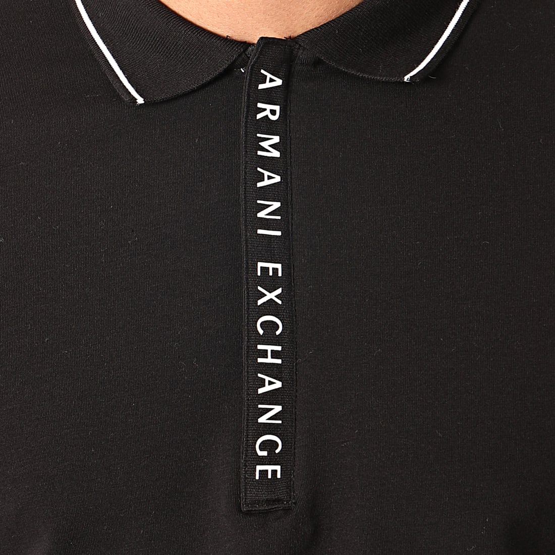 Armani Exchange Polo Manches Courtes 8NZF71ZJH2Z Noir