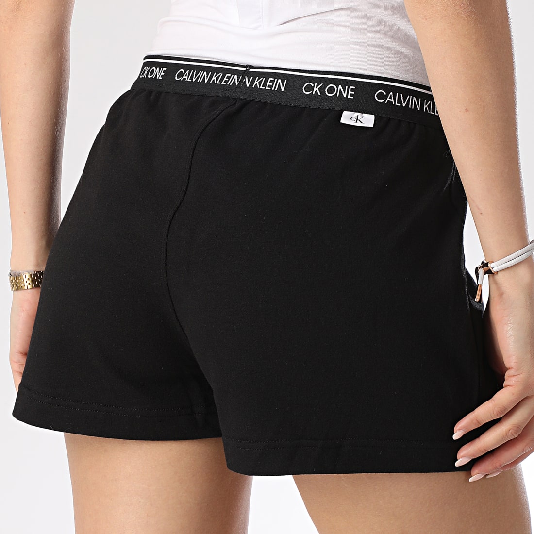 Calvin Klein - Shorty Femme QS6428E Noir ...