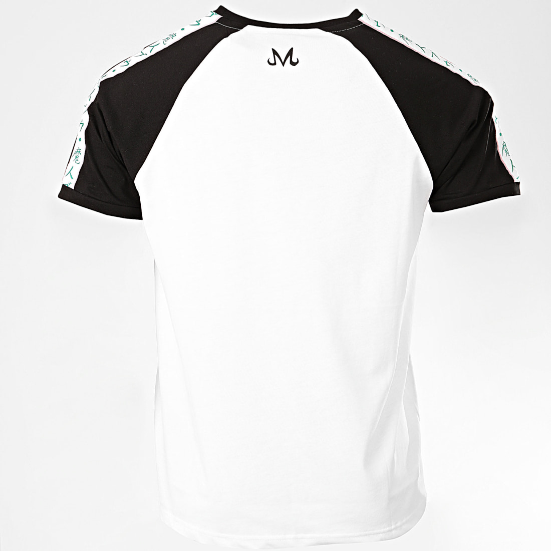 Dragon Ball Z - Tee Shirt A Bandes Buu Bicolore Blanc Noir ...