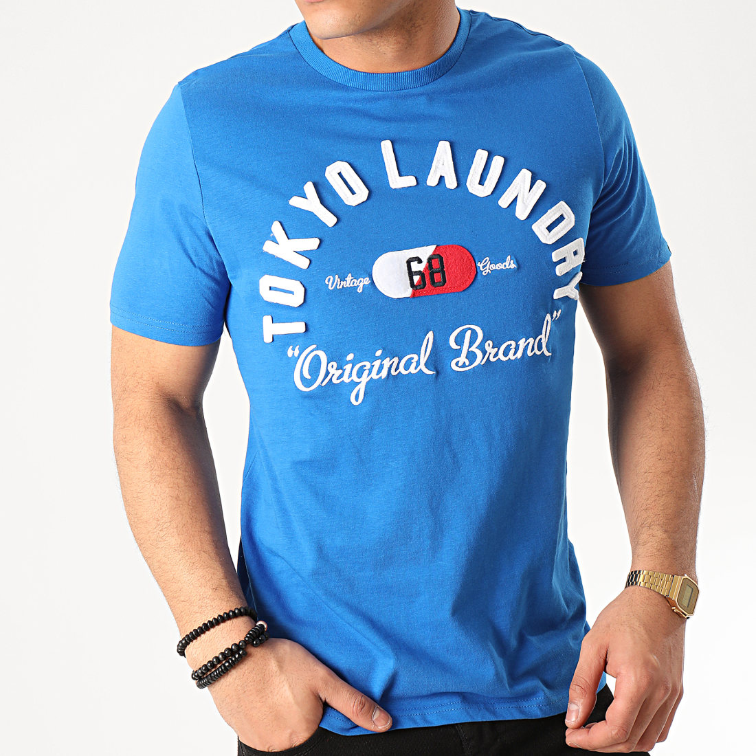 Tokyo Laundry Tee Shirt Ticaboo Bleu Roi
