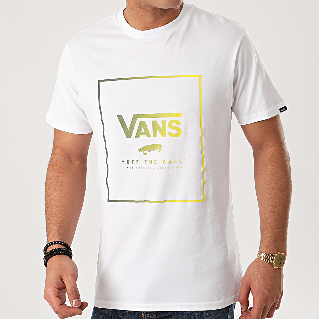 t shirt vans blanc