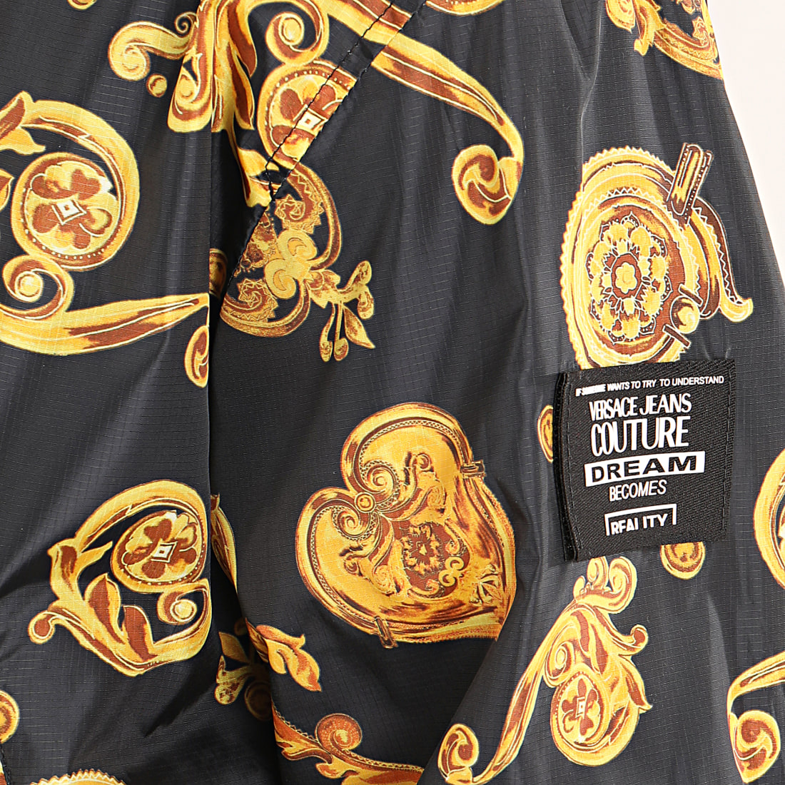 Versace Jeans Couture Veste Zippée Réversible Renaissance C1GVB9B725115 Noir