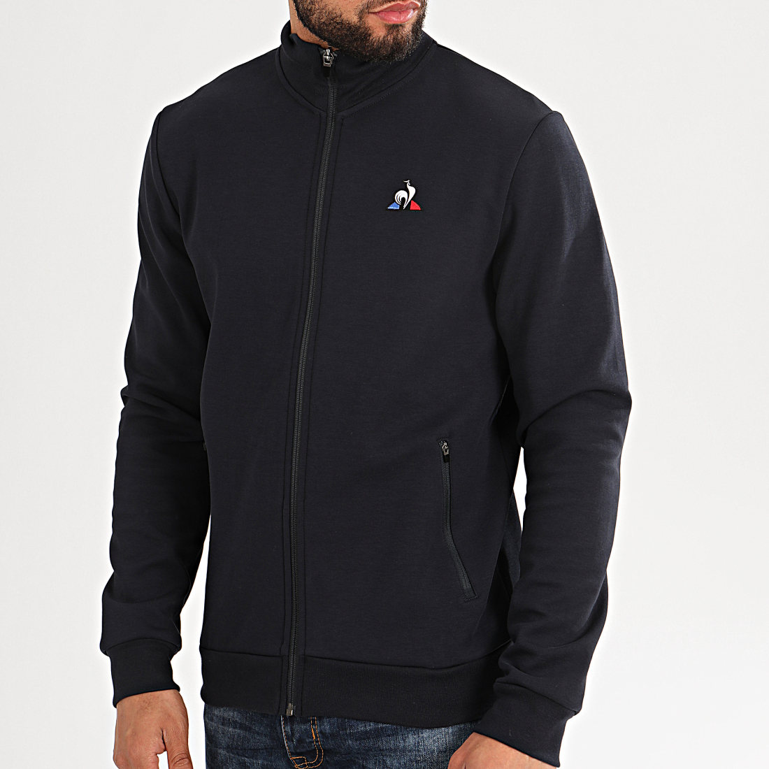 sweat zippe coq sportif