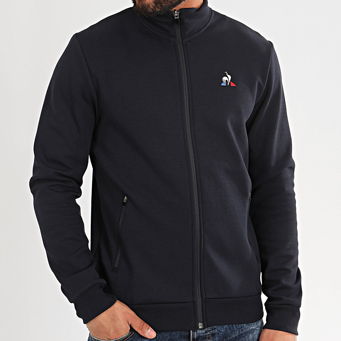 sweat zippe coq sportif