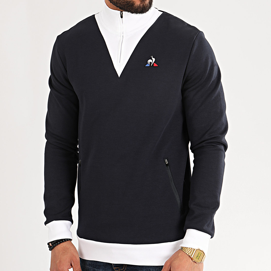 sweat le coq sportif deepblue