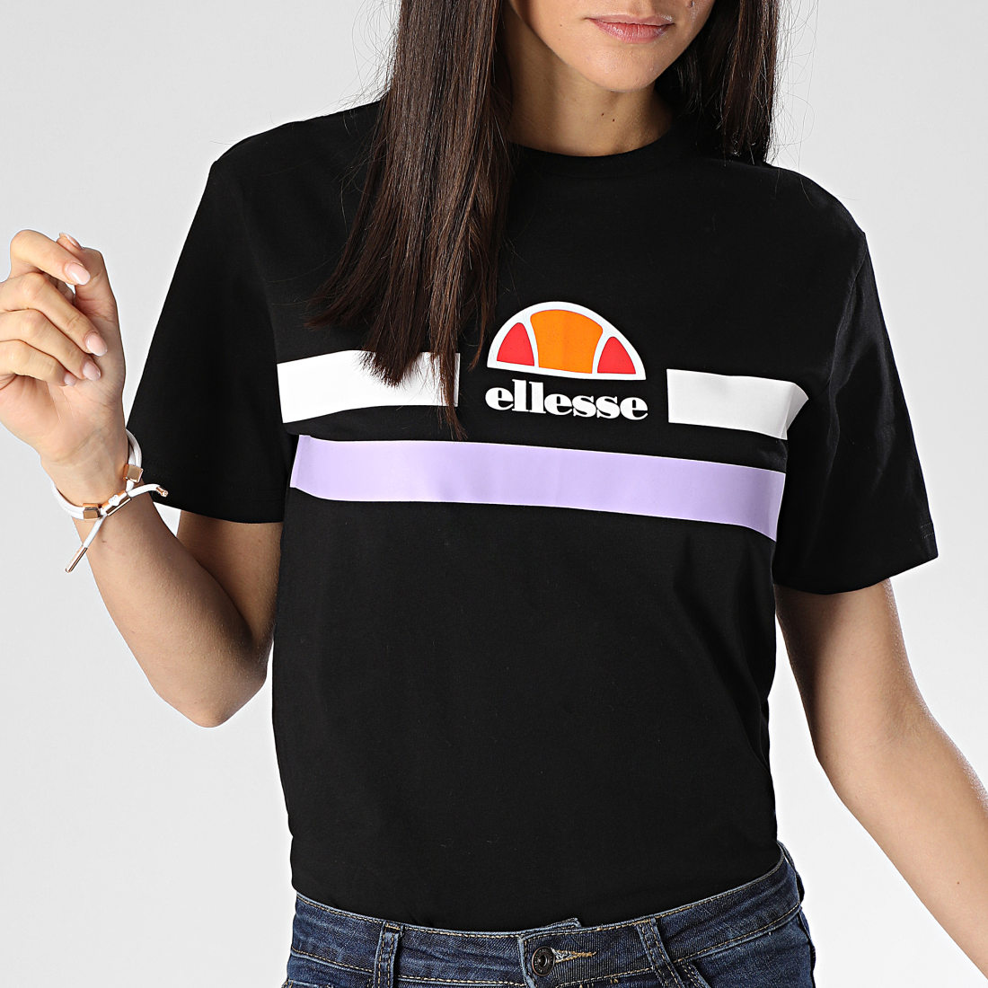 Ellesse - Tee Shirt Femme Lattea SGE05494 Noir ...