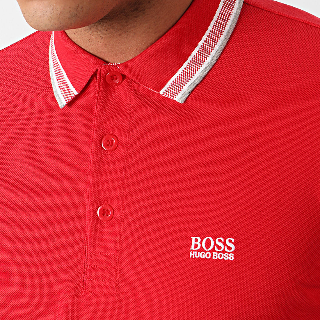 Hugo Boss Polo Manches Courtes 50198254 Rouge