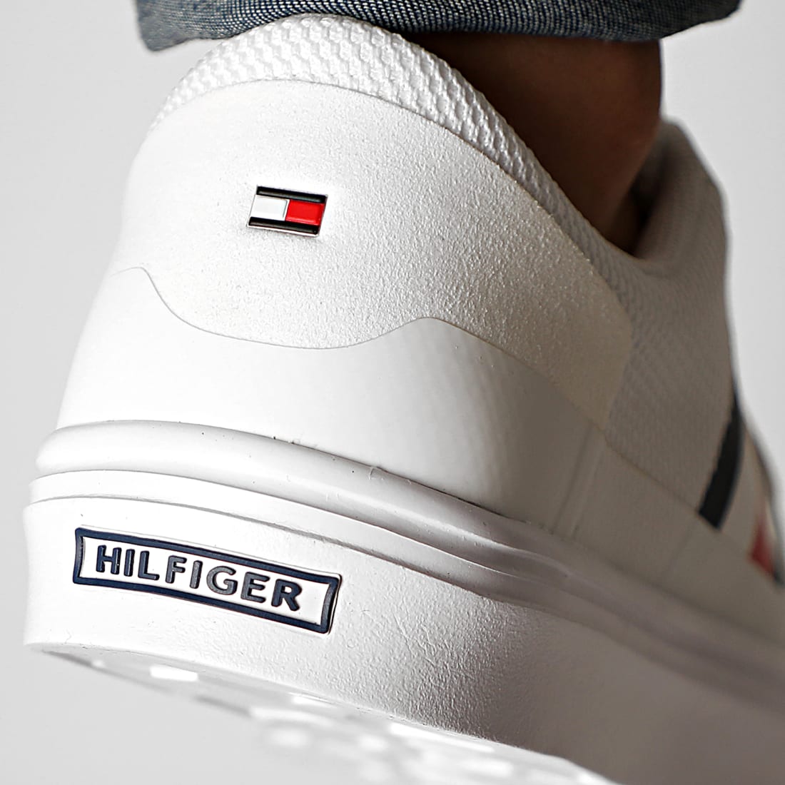 tommy hilfiger light knitted sneaker