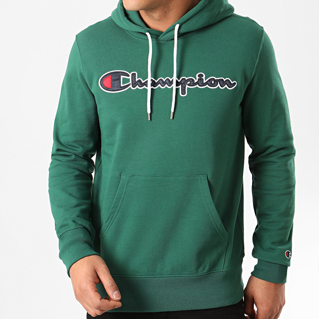 Champion - Sweat Capuche 214183 Vert ...