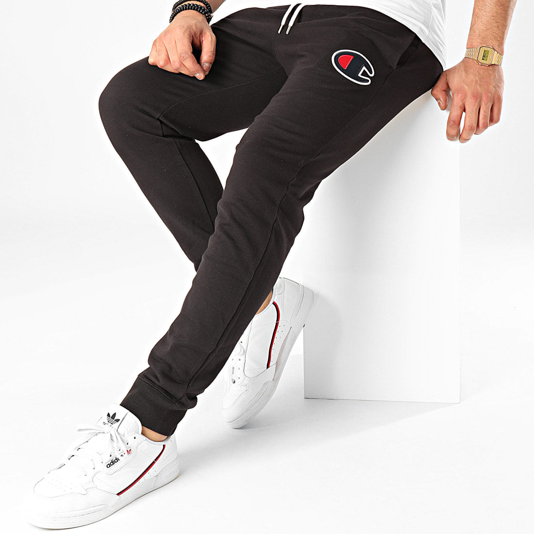 Champion Pantalon Jogging 214191 Noir
