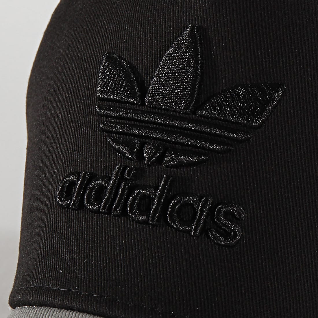 La casquette logo Trefoil noire, Adidas Originals