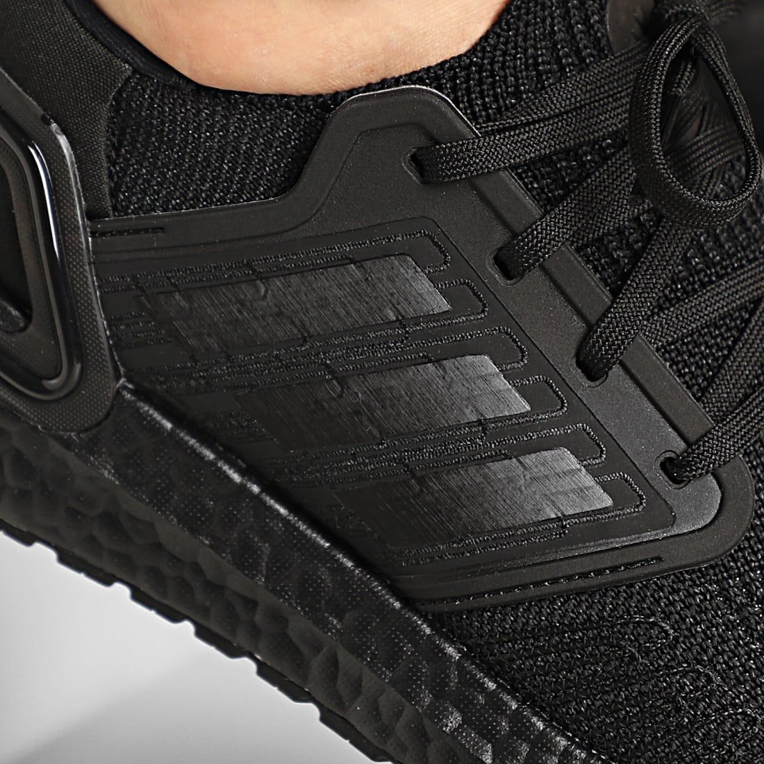 Adidas Sportswear - Baskets Ultraboost 20 EG0691 Core Black Solar Red - LaBoutiqueOfficielle.com