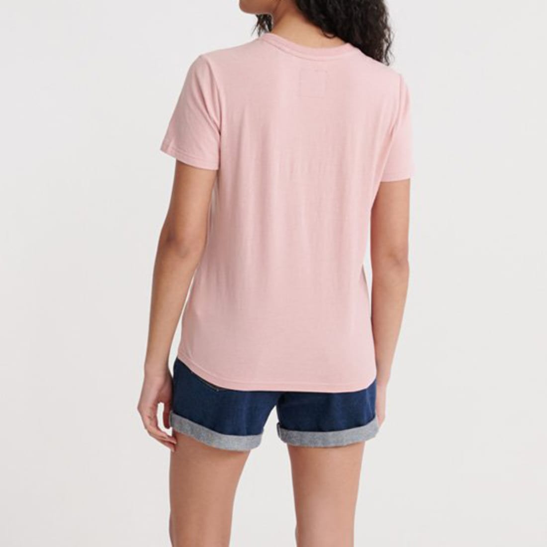 Superdry - Tee Shirt Femme Photo Rose Rose ...
