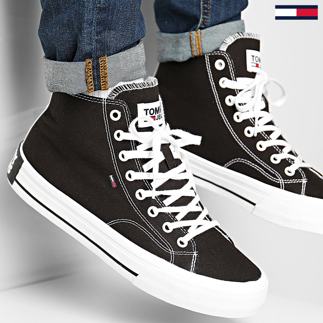 versace jeans basket montante