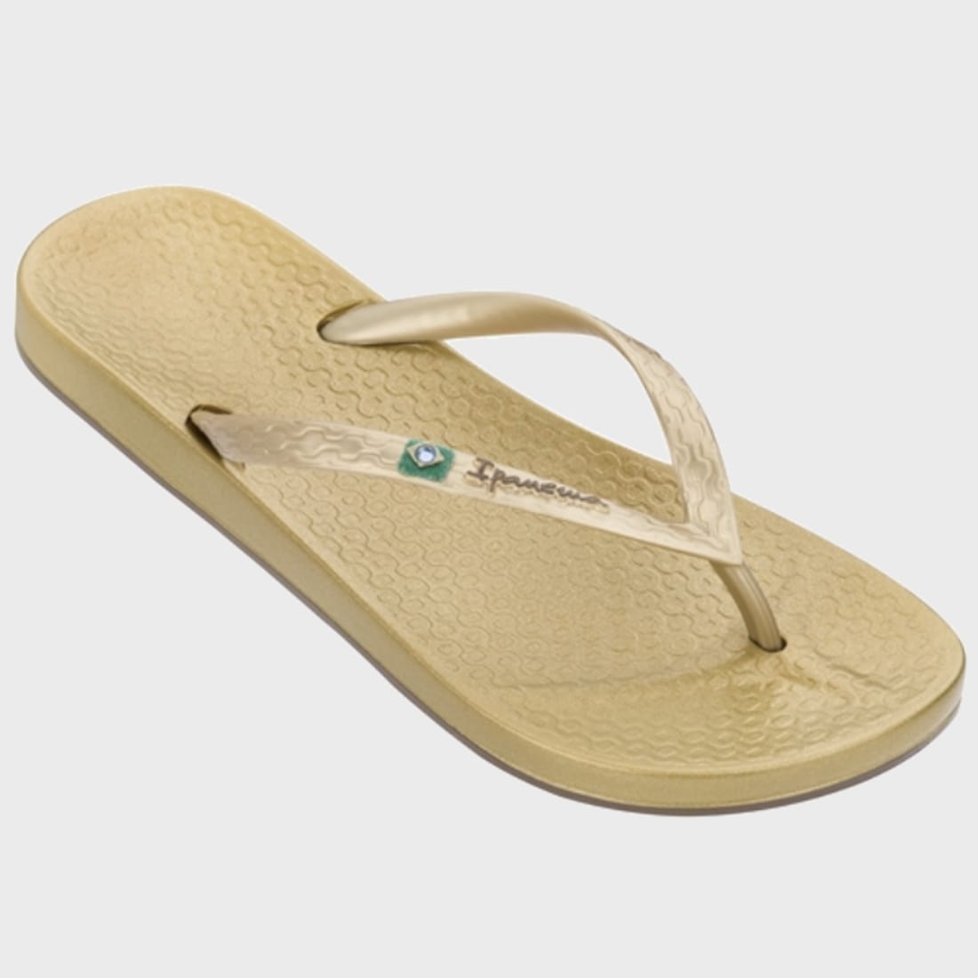 Ipanema Tongs Femme Anat Brilliant III Doré