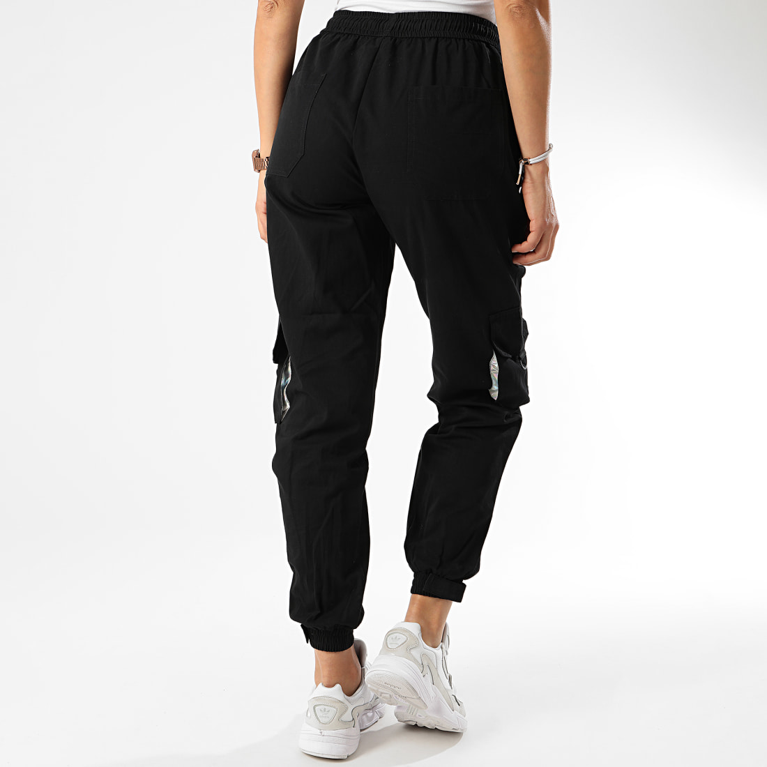 Sixth June Pantalon Cargo Femme W4147VPA Noir