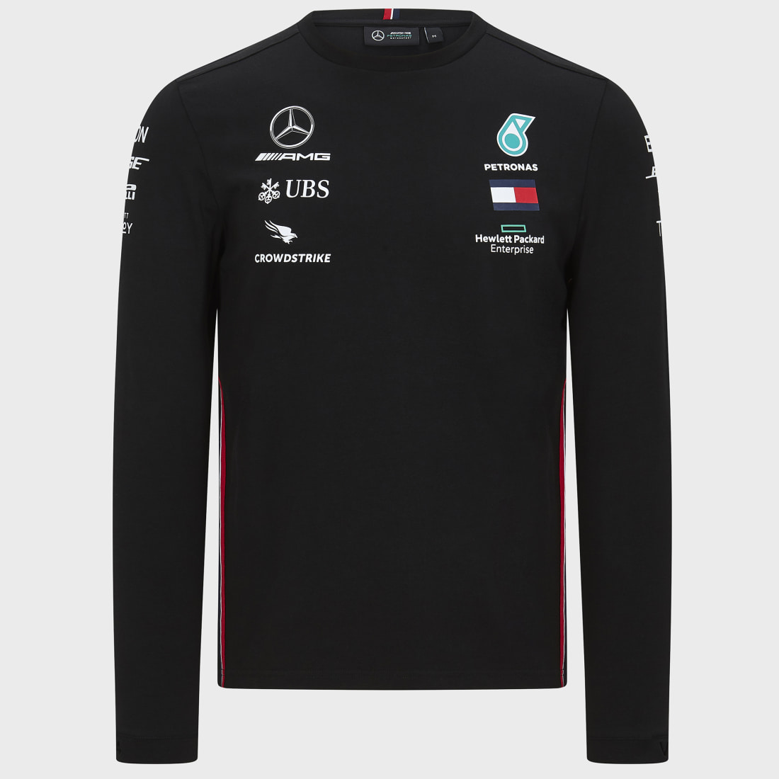 AMG Mercedes Tee Shirt Manches Longues AMG Mercedes Noir
