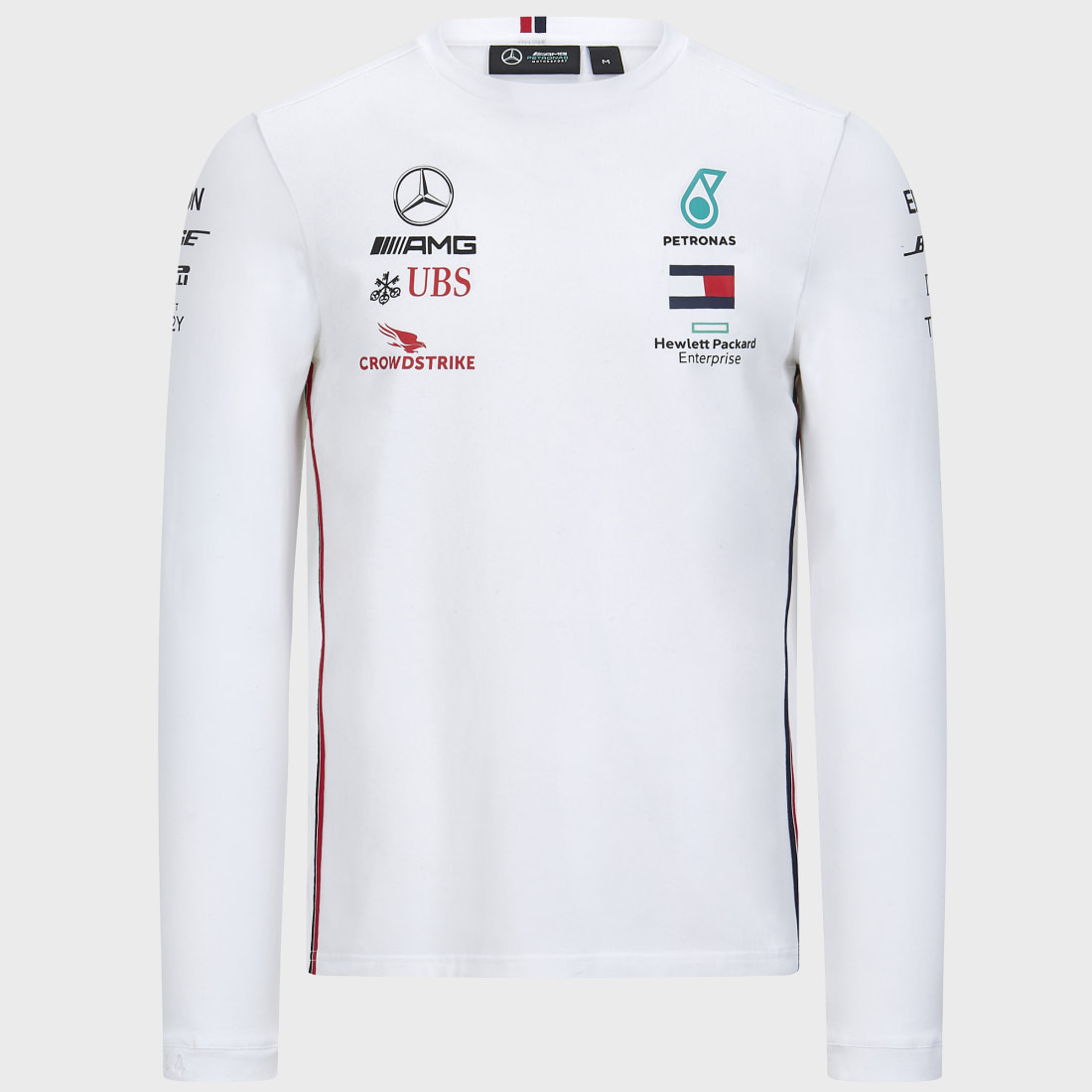 AMG Mercedes Tee Shirt Manches Longues AMG Mercedes Blanc