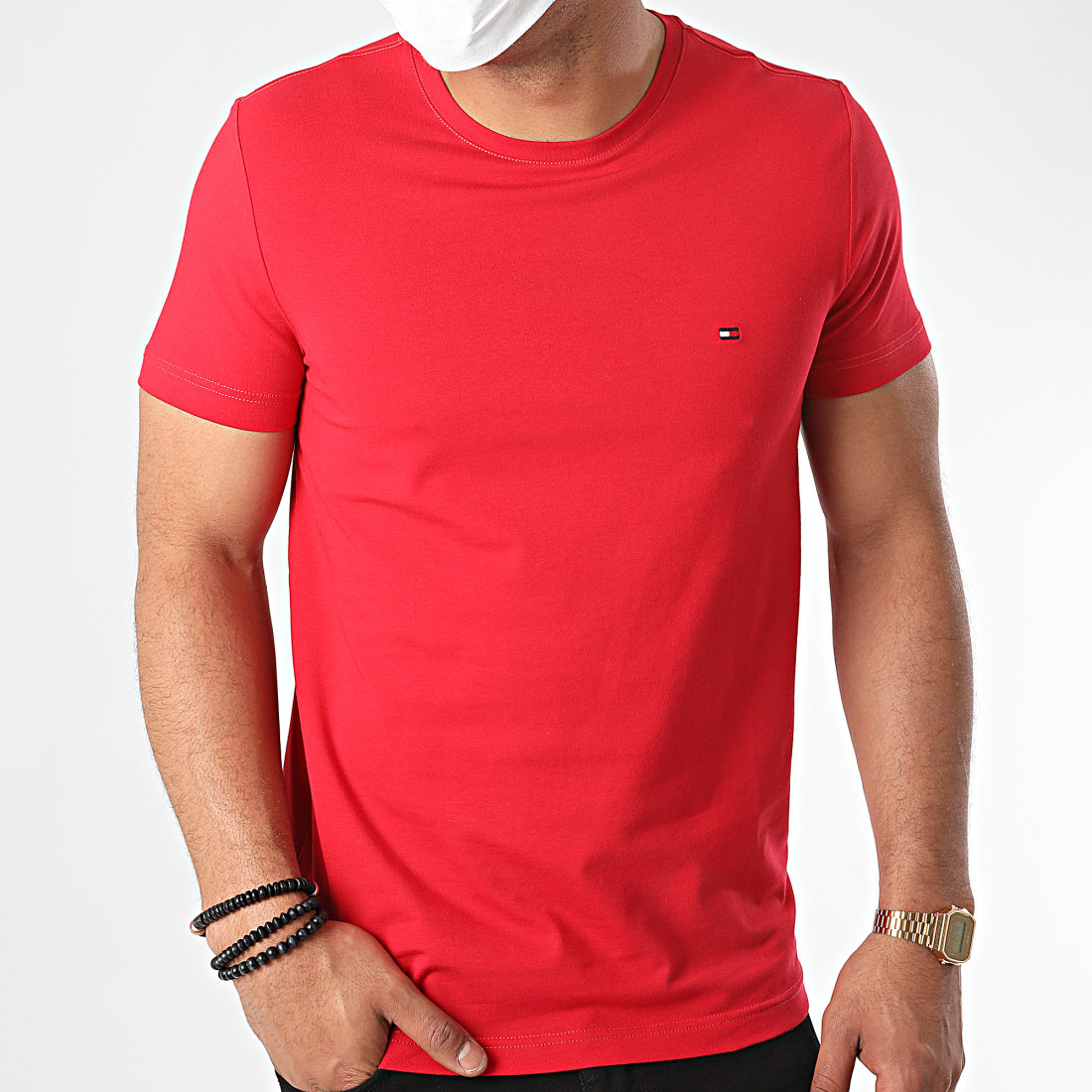 Tommy Hilfiger Tee Shirt MW0MW10800 Rouge
