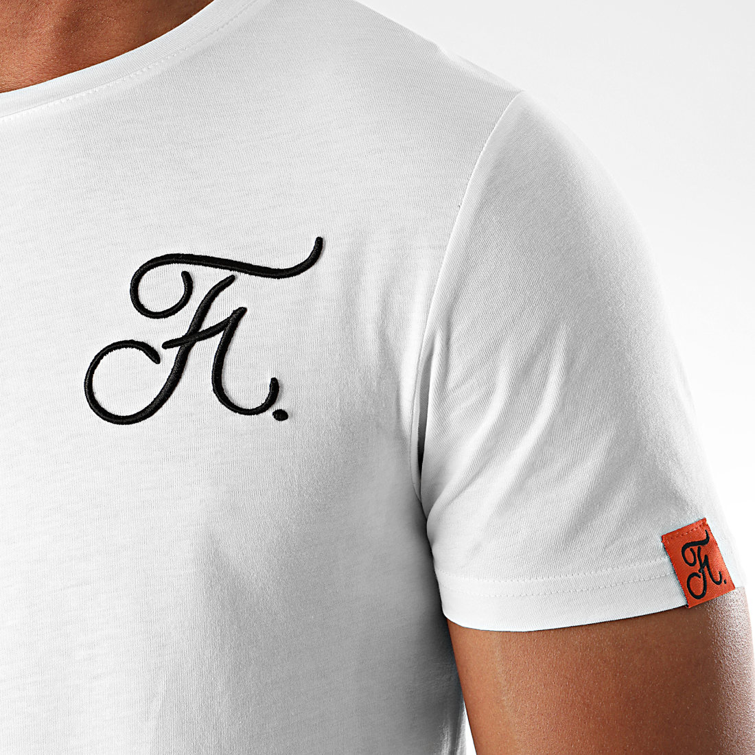 Final Club Tee Shirt Premium Fit Avec Broderie 405 Blanc