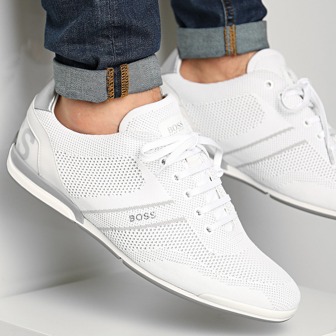 basket blanche basse