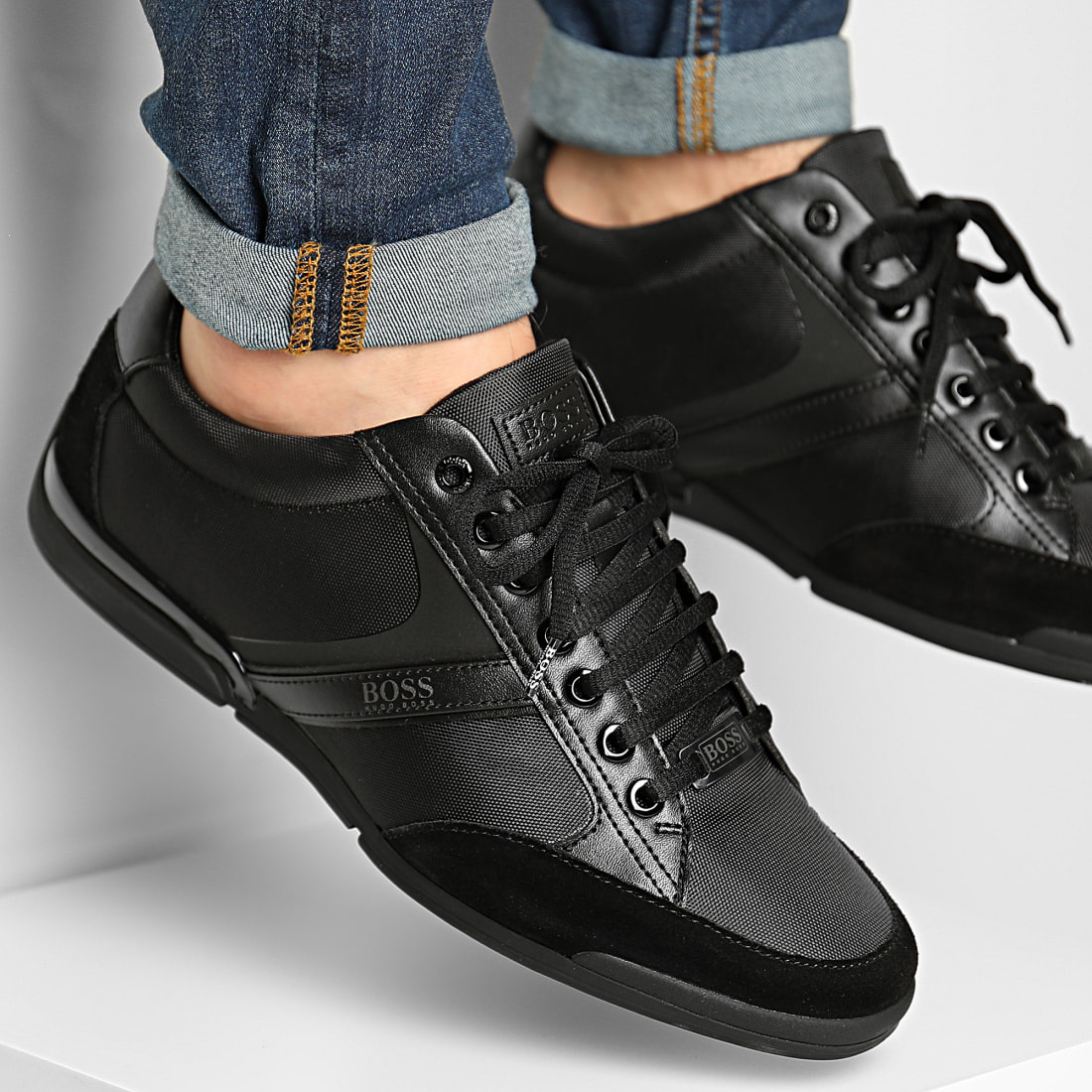 BOSS Baskets Saturn Lowp 50407672 Noir