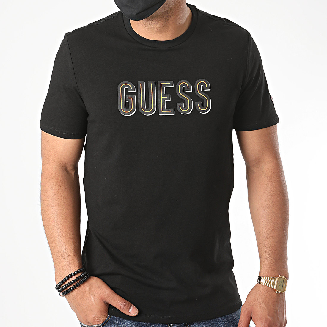Guess Tee Shirt M0YI9AJ1300 Noir
