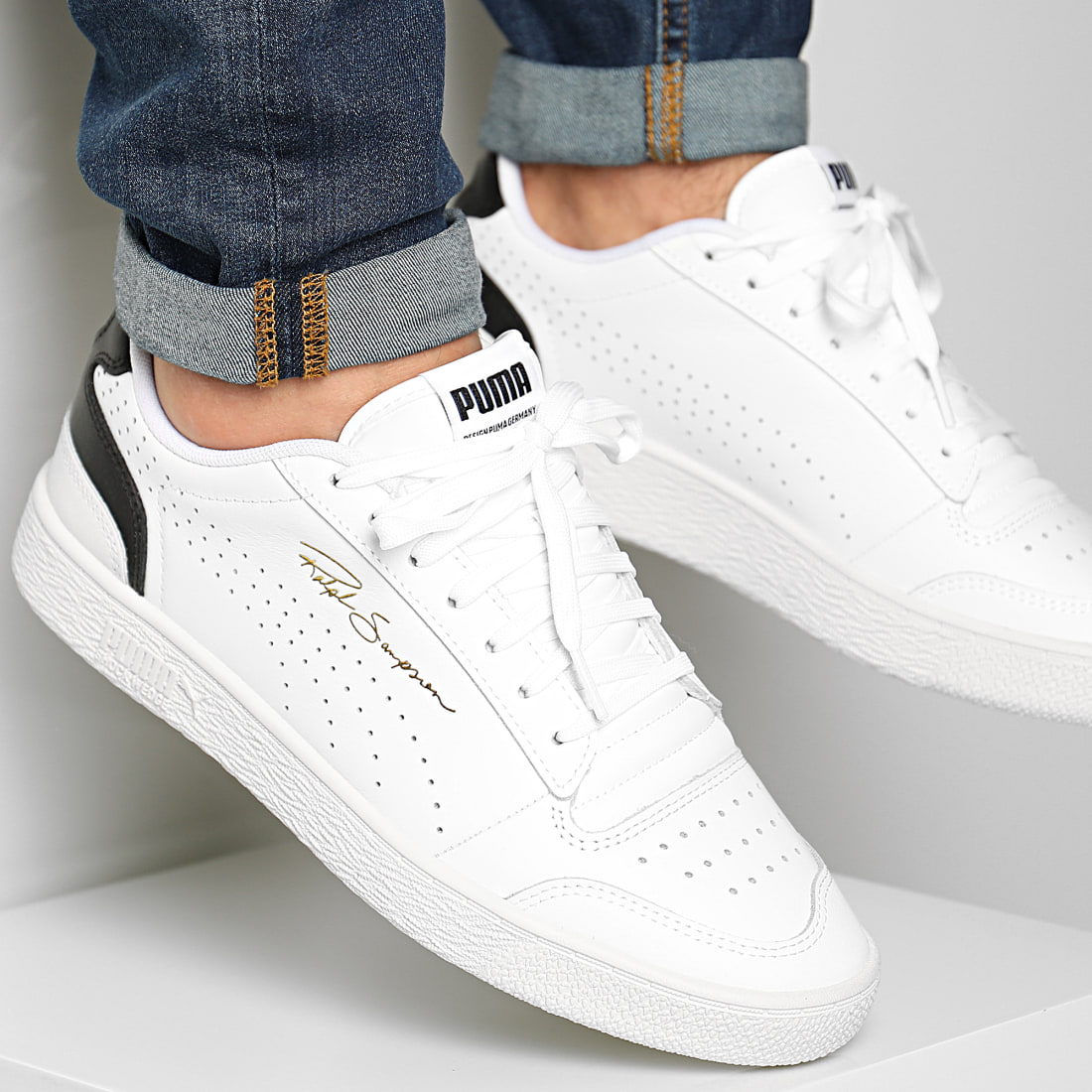 puma ralph sampson low og white