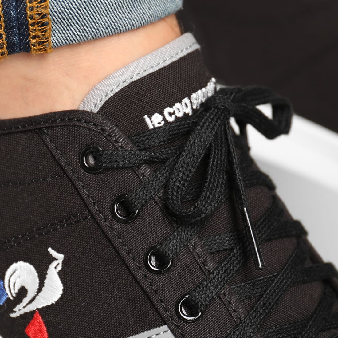 le coq sportif aceone cvs enfant noir