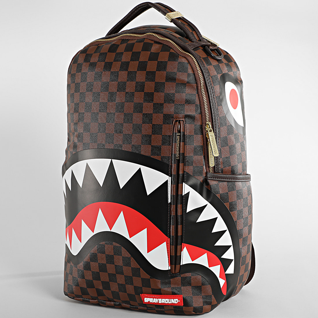 Sprayground Sac A Dos Grey Sharks In Paris 910B1890NSZ Marron