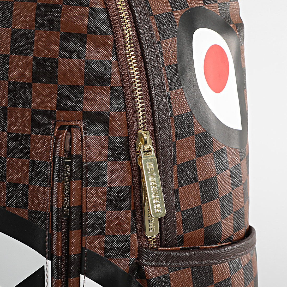 Sprayground - Sac A Dos Grey Sharks In Paris 910B1890NSZ Marron Dor?� - LaBoutiqueOfficielle.com