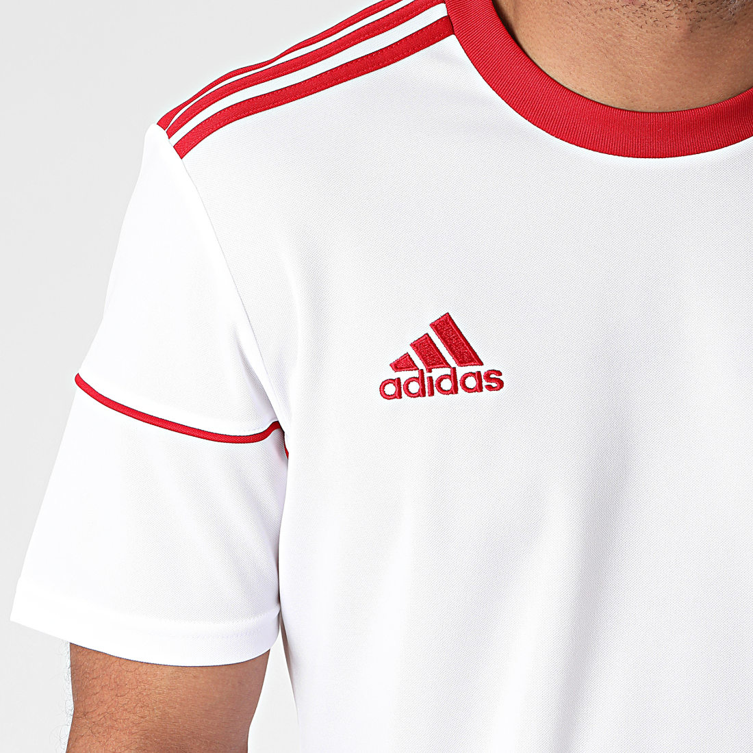 Tee shirt adidas blanc et rouge discount