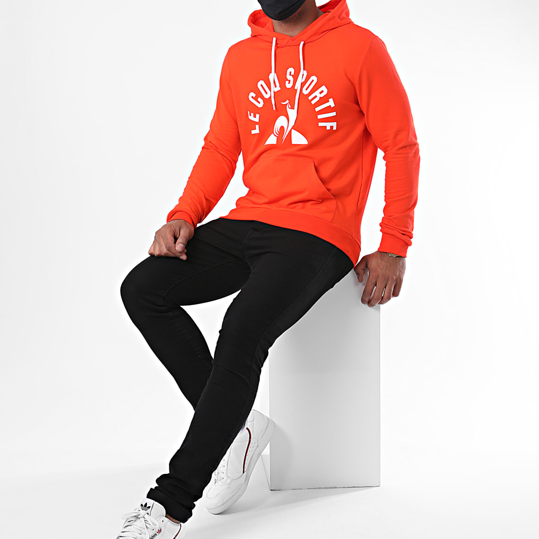 sweat le coq sportif orange