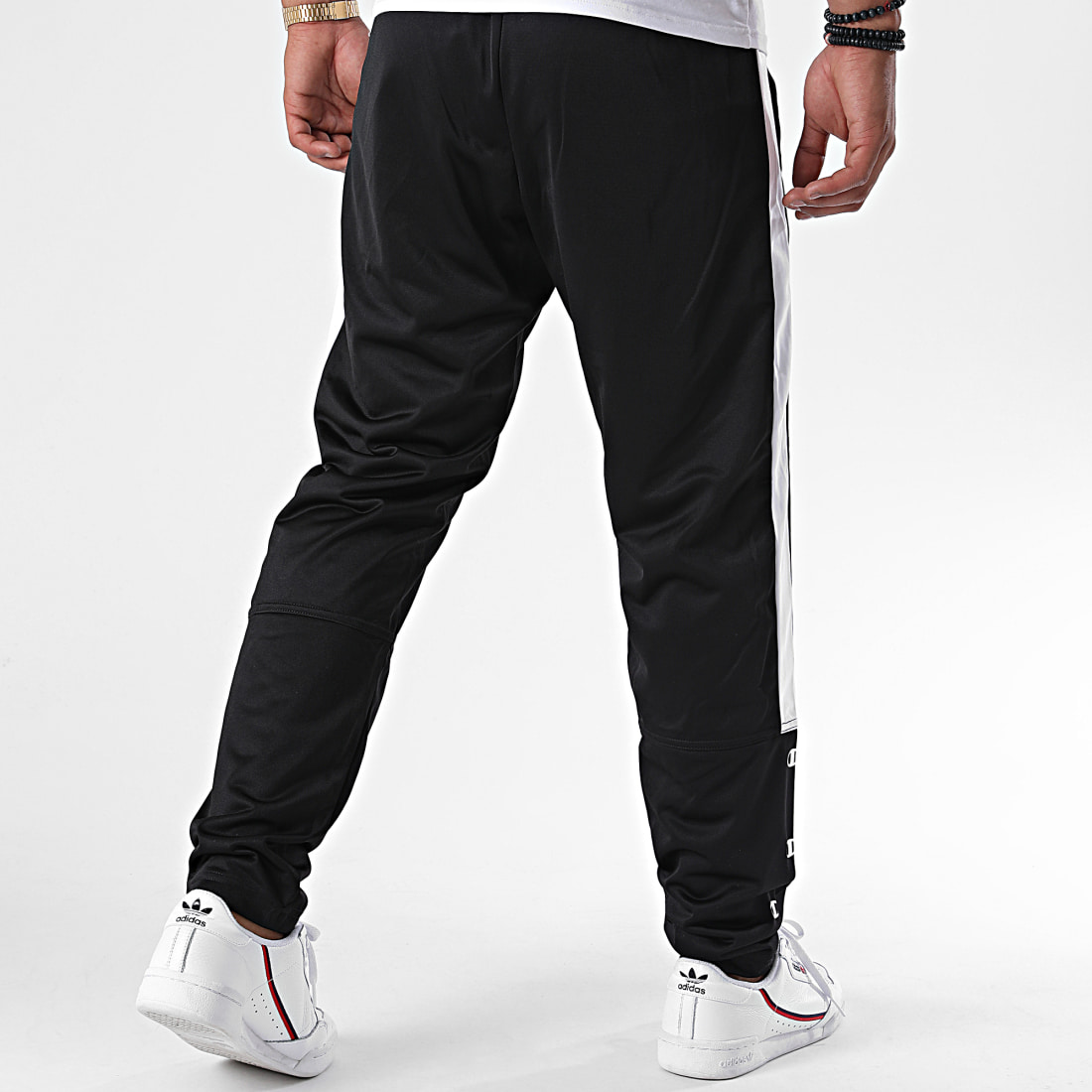 jogging adidas noir bande blanche