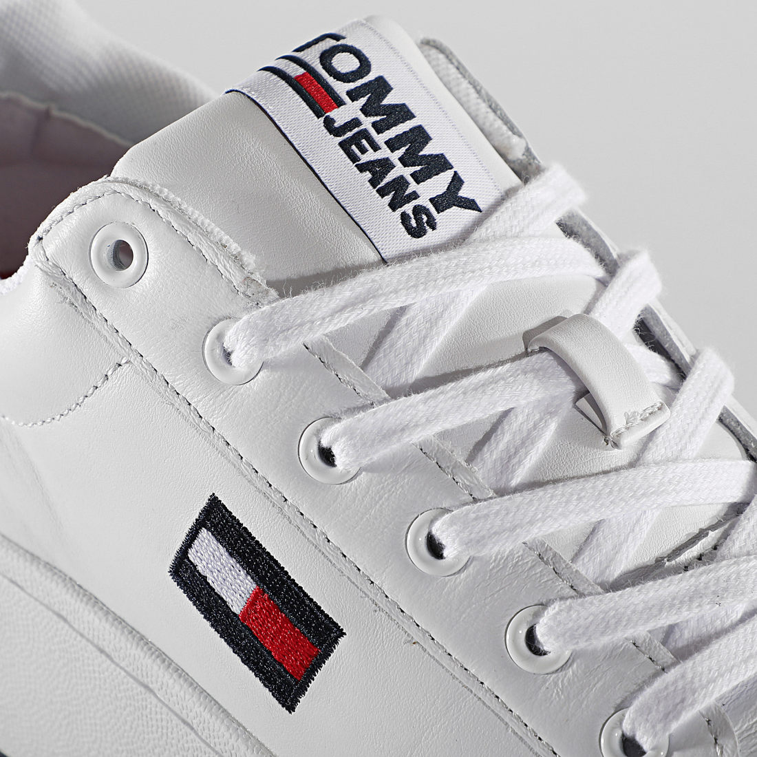 Tommy Jeans Baskets Femme Iconic Platform 0943 White